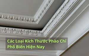 kích thước phào chỉ