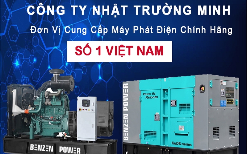 Nhật Trường Minh đơn vị cung cấp máy phát điện chất lượng